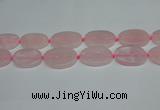 CNG7051 15.5 inches 25*35mm - 30*45mm freeform rose quartz beads