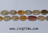 CNG7111 15.5 inches 18*25mm - 20*33mm freeform birdeye rhyolite beads