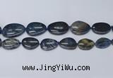 CNG7116 15.5 inches 20*25mm - 30*40mm freeform blue dumortierite beads