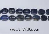 CNG7117 15.5 inches 20*25mm - 25*30mm freeform blue dumortierite beads