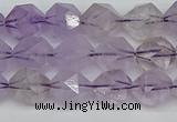 CNG7216 15.5 inches 8mm faceted nuggets amethyst beads wholesale