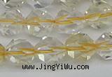 CNG7232 15.5 inches 10mm faceted nuggets citrine gemstone beads