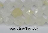 CNG7286 15.5 inches 8mm faceted nuggets white moonstone beads