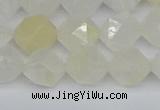 CNG7287 15.5 inches 10mm faceted nuggets white moonstone beads