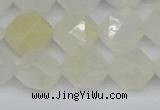 CNG7288 15.5 inches 12mm faceted nuggets white moonstone beads