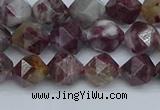 CNG7410 15.5 inches 6mm faceted nuggets tourmaline beads