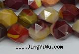 CNG7427 15.5 inches 10mm faceted nuggets mookaite beads