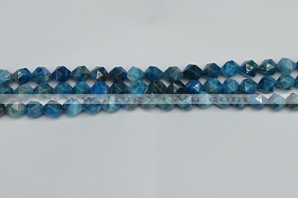 CNG7431 15.5 inches 8mm faceted nuggets apatite gemstone beads