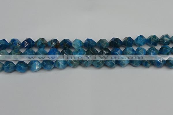 CNG7432 15.5 inches 10mm faceted nuggets apatite gemstone beads