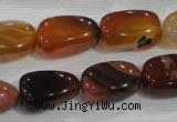 CNG753 15.5 inches 14*20mm nuggets agate beads wholesale