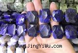 CNG7562 15.5 inches 18*25mm - 20*28mm faceted freeform sodalite beads