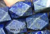 CNG7849 15.5 inches 12*16mm - 13*18mm faceted nuggets lapis lazuli beads