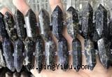 CNG7949 10*22mm - 12*45mm faceted nuggets iolite gemstone beads
