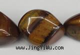 CNG80 15.5 inches 10*15mm - 25*35mm nuggets yellow tiger eye beads