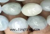 CNG8041 15.5 inches 8*10mm nuggets aquamarine beads wholesale