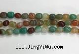 CNG8122 15.5 inches 8*12mm nuggets agate beads wholesale