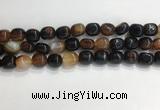 CNG8125 15.5 inches 8*12mm nuggets agate beads wholesale