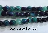 CNG8162 15.5 inches 10*14mm nuggets agate beads wholesale