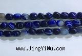 CNG8189 15.5 inches 10*14mm nuggets striped agate beads wholesale