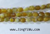 CNG8225 15.5 inches 12*16mm nuggets striped agate beads wholesale