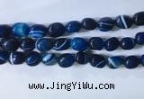 CNG8231 15.5 inches 12*16mm nuggets striped agate beads wholesale