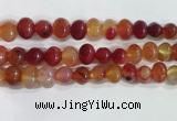 CNG8332 15.5 inches 10*12mm nuggets agate beads wholesale