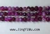 CNG8345 15.5 inches 10*12mm nuggets striped agate beads wholesale