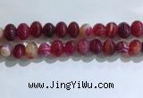 CNG8382 15.5 inches 12*16mm nuggets striped agate beads wholesale