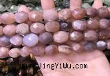 CNG8570 12*16mm - 15*20mm faceted nuggets moonstone beads