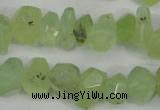 CNG858 15.5 inches 11*15mm faceted nuggets prehnite beads wholesale