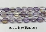 CNG8801 15.5 inches 16mm - 20mm faceted freeform ametrine beads