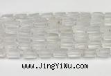 CNG8845 15.5 inches 8*12mm - 10*16mm nuggets matte white crystal beads