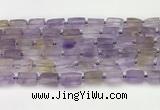 CNG8847 15.5 inches 8*12mm - 10*16mm nuggets matte ametrine beads