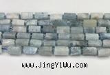 CNG8854 15.5 inches 8*12mm - 10*16mm nuggets matte aquamarine beads
