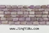 CNG8858 15.5 inches 8*12mm - 10*16mm nuggets matte kunzite beads