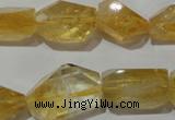 CNG902 15.5 inches 13*18mm – 15*25mm faceted nuggets citrine beads