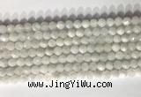 CNG9050 15.5 inches 6mm faceted nuggets white moonstone gemstone beads