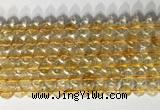CNG9054 15.5 inches 8mm faceted nuggets citrine gemstone beads