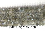 CNG9055 15.5 inches 6mm faceted nuggets labradorite gemstone beads