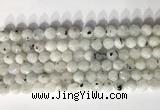 CNG9065 15.5 inches 8mm faceted nuggets white moonstone gemstone beads