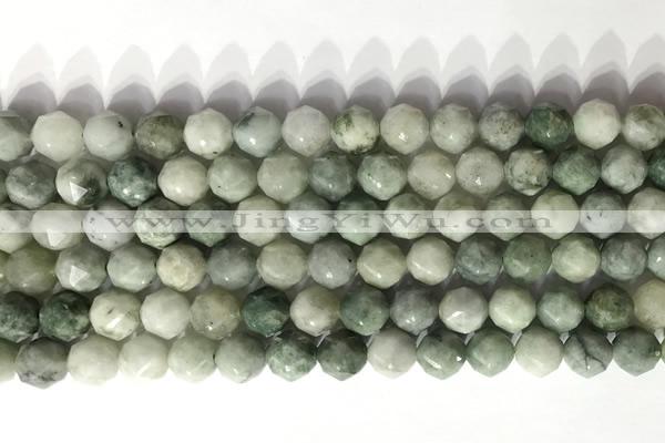 CNG9072 15.5 inches 8mm faceted nuggets jade gemstone beads