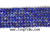 CNG9099 15.5 inches 6mm faceted nuggets lapis lazuli beads