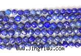 CNG9100 15.5 inches 8mm faceted nuggets lapis lazuli beads