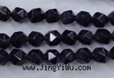 CNG926 15 inches 8mm faceted nuggets amethyst gemstone beads