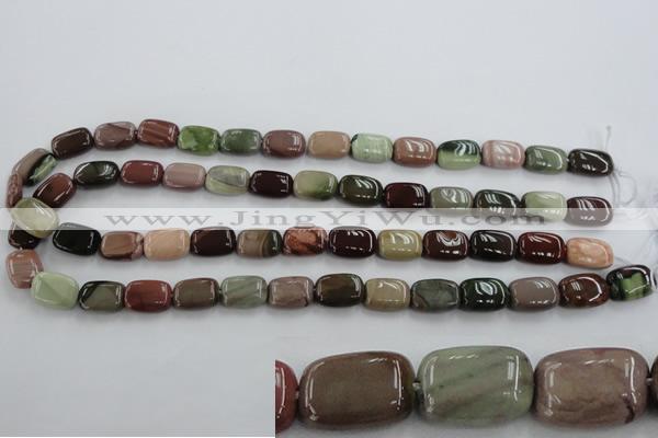 CNI311 15.5 inches 8*14mm rectangle imperial jasper beads wholesale