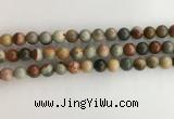 CNI371 15.5 inches 8mm round American picture jasper beads