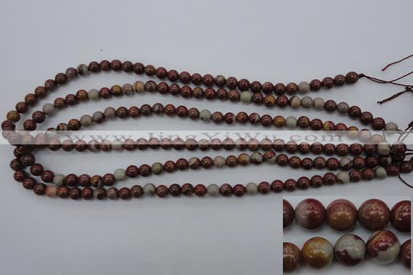 CNJ66 15.5 inches 6mm round noreena jasper beads wholesale