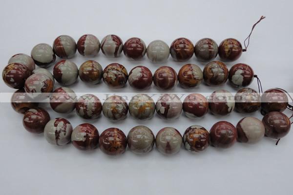 CNJ73 15.5 inches 20mm round noreena jasper beads wholesale