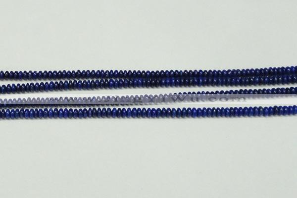 CNL1260 15.5 inches 2*5mm rondelle natural lapis lazuli beads