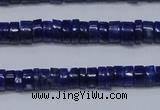 CNL1265 15.5 inches 3*6mm tyre natural lapis lazuli beads